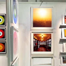 Load image into Gallery viewer, The interior of a vintage Italian tram in Lambrate, Milan. Affordable fine art limited edition photographic prints, handmade in Richard’s Cambridge darkrooms. 