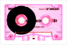 Load image into Gallery viewer, Tape Collection 'Type II Pink'. The Heidler &amp; Heeps collaborations are creative representations of Natasha Heidler and Richard Heeps’ personal past, and their personalities. Tapes are significant in both their lives and the work here is made from their own collections. Their unique process makes these artworks not inanimate objects, rather they have depth, texture, grit, and they even appear to move.
