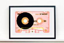 Load image into Gallery viewer, Tape Collection 'Type II Tutti Frutti'. The Heidler &amp; Heeps collaborations are creative representations of Natasha Heidler and Richard Heeps’ personal past, and their personalities. Tapes are significant in both their lives and the work here is made from their own collections. Their unique process makes these artworks not inanimate objects, rather they have depth, texture, grit, and they even appear to move.
