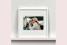 Load image into Gallery viewer, 'Wendy Flamin' Eyeball', from Richard Heeps' 'Man's Ruin' Series. This artwork is part of a sequence capturing Wendy at the Nevada Rockabilly Weekender, Viva Las Vegas. This artwork capture the flaming eyeball detail of her cowboy style hat. 