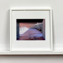 Load image into Gallery viewer, Monte Amiata housing, Gallaratese Quarter, Milan. Brutalist architecture photograph by Richard Heeps framed in white.