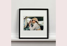 Load image into Gallery viewer, 'Wendy Flamin' Eyeball', from Richard Heeps' 'Man's Ruin' Series. This artwork is part of a sequence capturing Wendy at the Nevada Rockabilly Weekender, Viva Las Vegas. This artwork capture the flaming eyeball detail of her cowboy style hat. 